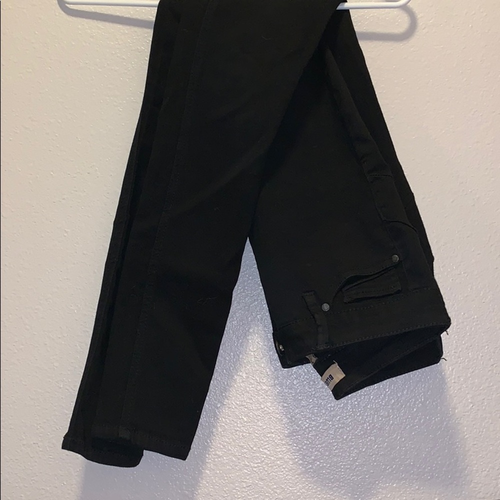 Long Black Stretch Jeans